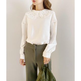 アメリヴィンテージ(Ameri VINTAGE)のAmeri vintage EMBROIDERY COLLAR BLOUSE(シャツ/ブラウス(長袖/七分))