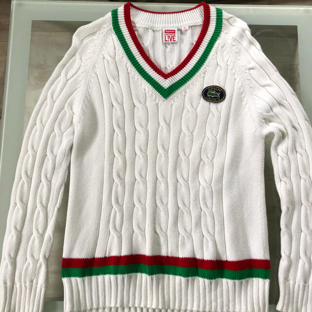 Supreme(シュプリーム)の最終価格Supreme x LACOSTE Tennis Sweater メンズのトップス(ニット/セーター)の商品写真