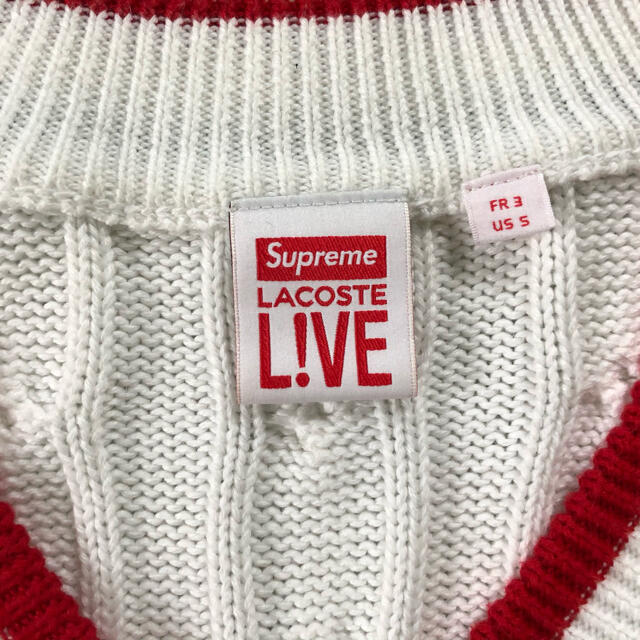 Supreme(シュプリーム)の最終価格Supreme x LACOSTE Tennis Sweater メンズのトップス(ニット/セーター)の商品写真