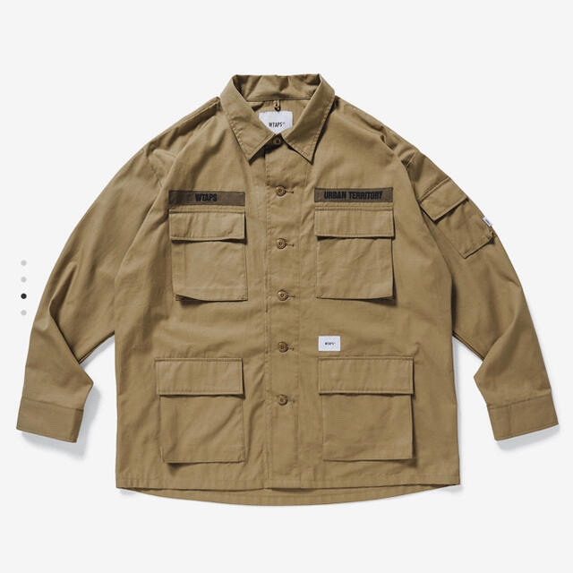 WTAPS 21SS JUNGLE 02 LS サイズM BEIGE 新品ジャケット/アウター