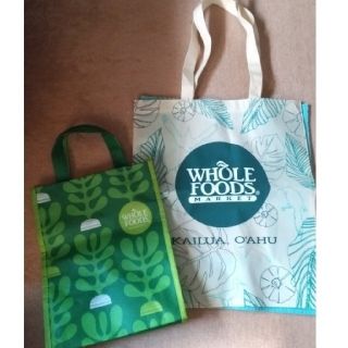 ホールフーズ Whole Foods エコバッグ２個セット(エコバッグ)