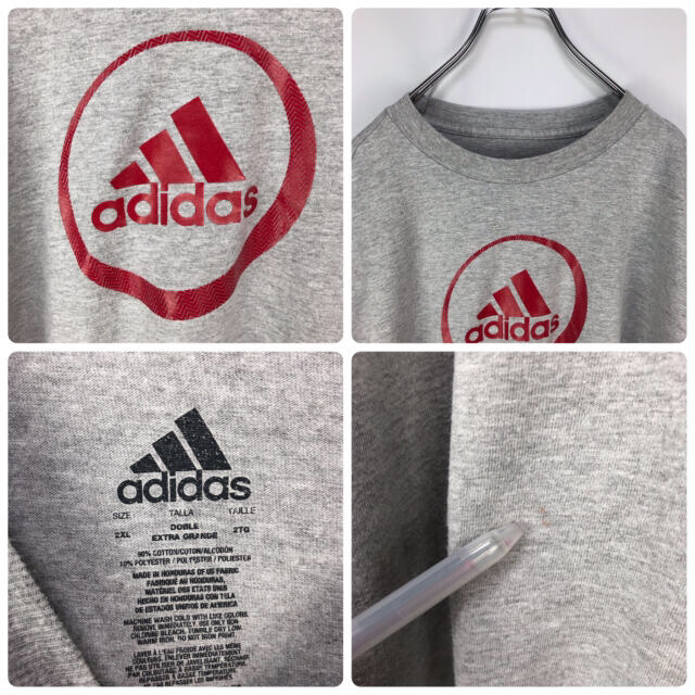 adidas(アディダス)のアディダス☆ビッグシルエット ゆるだぼ デカロゴ Tシャツ カットソー メンズのトップス(Tシャツ/カットソー(半袖/袖なし))の商品写真