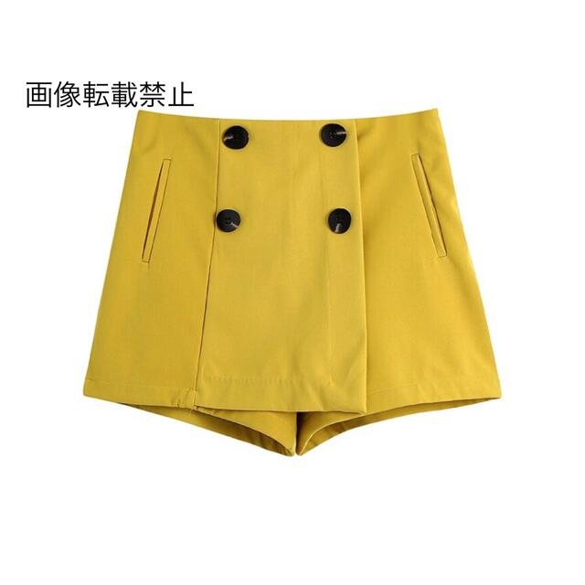 ZARA(ザラ)の🌼春新作💐3895◆yellow イエロー トップス パンツ セットアップ レディースのジャケット/アウター(ノーカラージャケット)の商品写真