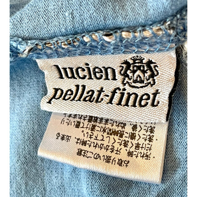 Lucien pellat-finet(ルシアンペラフィネ)の国内正規品　ルシアンペラフィネ　ロングTシャツ　ブルー M ロンT  メンズのトップス(Tシャツ/カットソー(半袖/袖なし))の商品写真