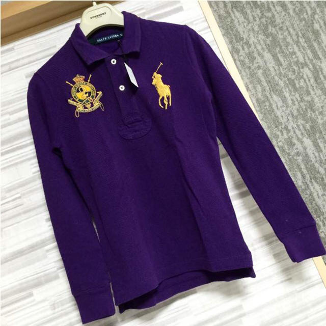 Ralph Lauren(ラルフローレン)の【超美品/新品タグ付き未使用】ラルフローレン ポロシャツ 長袖 ビッグポニー レディースのトップス(ポロシャツ)の商品写真