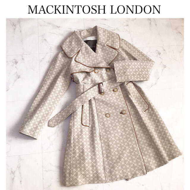 MACKINTOSH(マッキントッシュ)のマッキントッシュロンドン　柄トレンチコート レディースのジャケット/アウター(トレンチコート)の商品写真