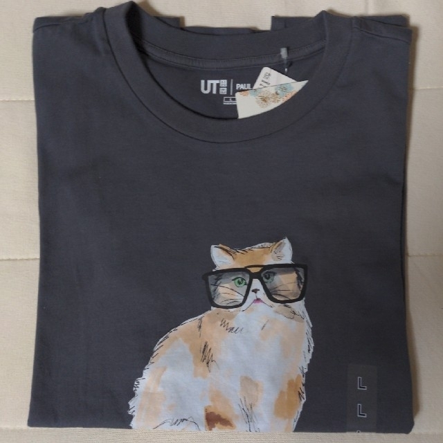 PAUL & JOE(ポールアンドジョー)の新品🐈PAUL & JOE　Tシャツ　Ｌ レディースのトップス(Tシャツ(半袖/袖なし))の商品写真