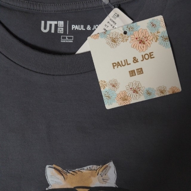 PAUL & JOE(ポールアンドジョー)の新品🐈PAUL & JOE　Tシャツ　Ｌ レディースのトップス(Tシャツ(半袖/袖なし))の商品写真