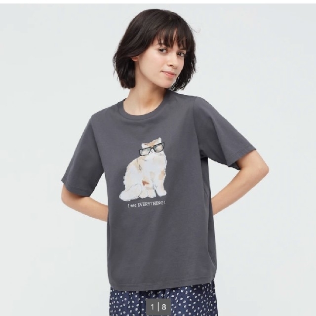 PAUL & JOE(ポールアンドジョー)の新品🐈PAUL & JOE　Tシャツ　Ｌ レディースのトップス(Tシャツ(半袖/袖なし))の商品写真