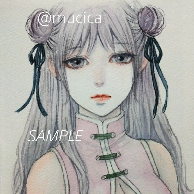 専用 手描きイラスト ゆめかわい子ちゃん オリジナル 水彩画 | forext 専用 手描きイラスト ゆめかわい子ちゃん オリジナル 水彩画 | forext