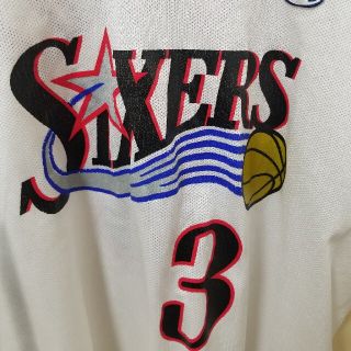 チャンピオン(Champion)の76ers バスケシャツ　チャンピオン　古着(バスケットボール)