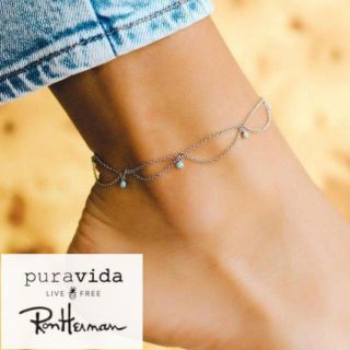 ロンハーマン(Ron Herman)のRonHerman★ベッカム愛用のPura Vida アンクレット★日本未発売 (アンクレット)