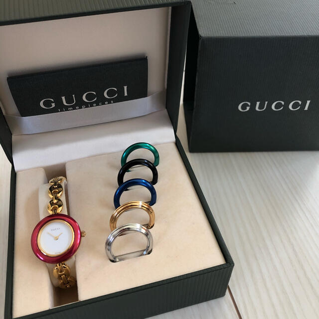 Gucci(グッチ)のGUCCI チェンジベゼル レディースのファッション小物(腕時計)の商品写真