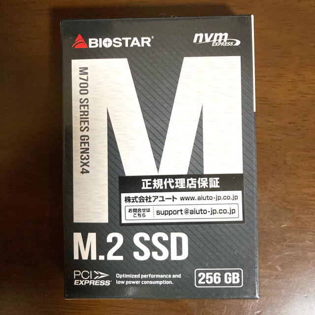 BIOSTAR  M2.SSD  256GB  PCI-E GEN3×4