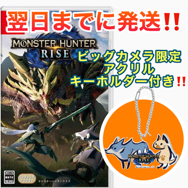 即日発送【新品未開封】モンスターハンターライズ モンハン 限定特典付き