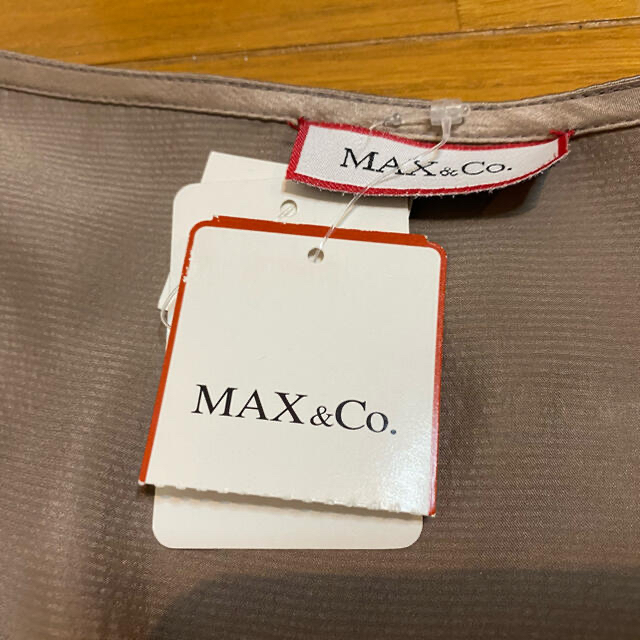 Max & Co.(マックスアンドコー)の《きゅぅちゃん様専用》【タグ付き未使用】MAX&Co. シルクワンピース レディースのワンピース(ひざ丈ワンピース)の商品写真