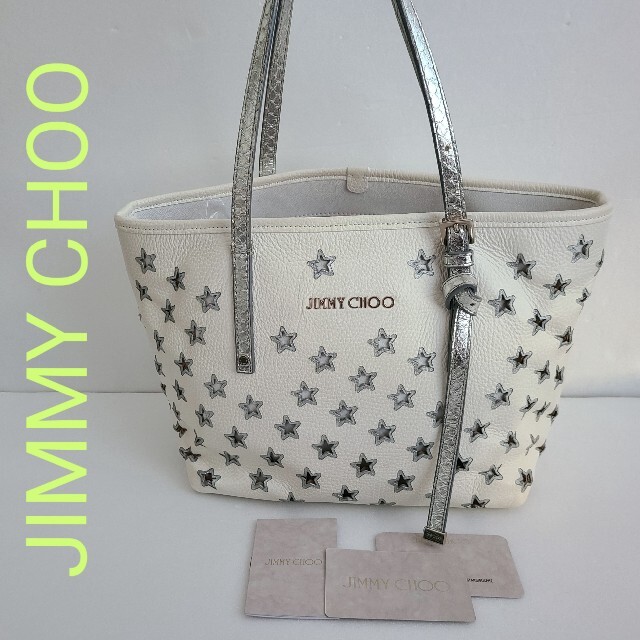 JIMMY CHOO ジミーチュウ ピムリコスター パンチング トートバッグ