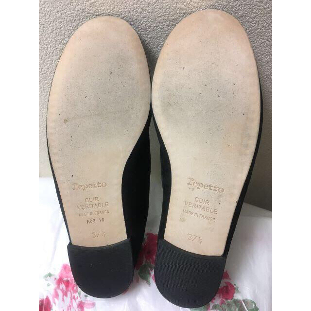 未使用レペットrepetto37.5ラメBBバレエシューズ黒フラットシューズ 未使用レペットrepetto37.5ラメBBバレエシューズ黒フラットシューズ
