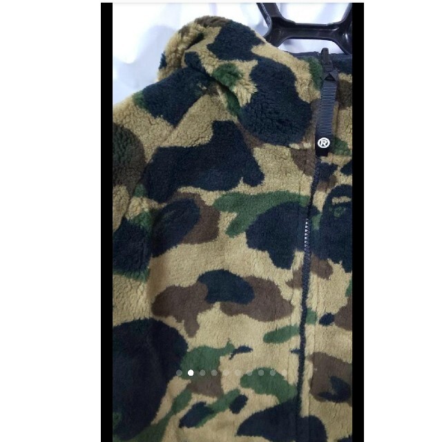 A BATHING APE(アベイシングエイプ)の未使用 a bathing ape 迷彩ボアジャケット メンズのジャケット/アウター(ブルゾン)の商品写真