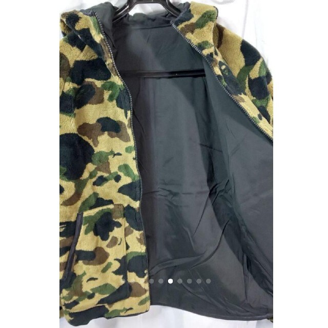 値下げしました!‼️ 未使用 a bathing ape 迷彩ボアジャケット メンズ