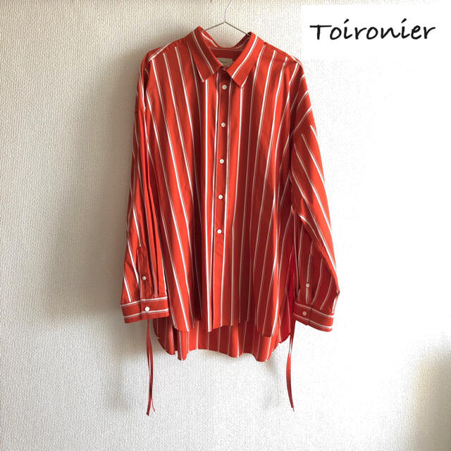 toironier 19aw ストライプルーズシャツ トワロニエ シャツ