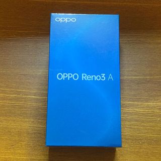 オッポ(OPPO)のOPPO Reno3A ⭐︎ black ⭐︎ SIMフリー(スマートフォン本体)