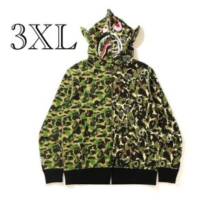 アベイシングエイプ(A BATHING APE)のBAPE×UNKLEワイドシャークパーカー 3XL(パーカー)