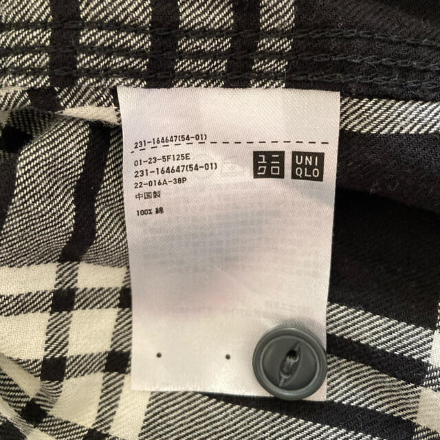 UNIQLO(ユニクロ)の《UNIQLO》チェックネルチュニックシャツ レディースのトップス(シャツ/ブラウス(長袖/七分))の商品写真