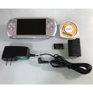 プレイステーションポータブル(PlayStation Portable)のPSP-3000  ミスティックシルバー(携帯用ゲーム機本体)