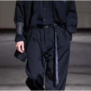 ヨウジヤマモト(Yohji Yamamoto)のヨウジヤマモト ロングベルト 革ベルト Yohji Yamamoto モノトーン(ベルト)