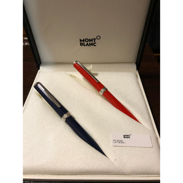 ［新品］MONTBLANC PIXボールペン　ブルー　レッド　2本