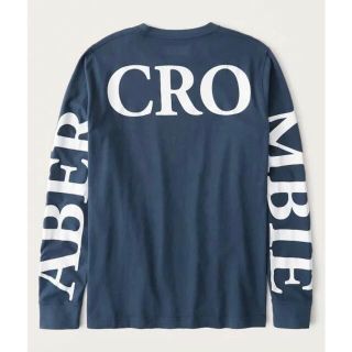 アバクロンビーアンドフィッチ(Abercrombie&Fitch)の☆アバクロ☆本日限定価格☆最新作・新品☆ロンT☆サイズ・S☆(Tシャツ/カットソー(七分/長袖))