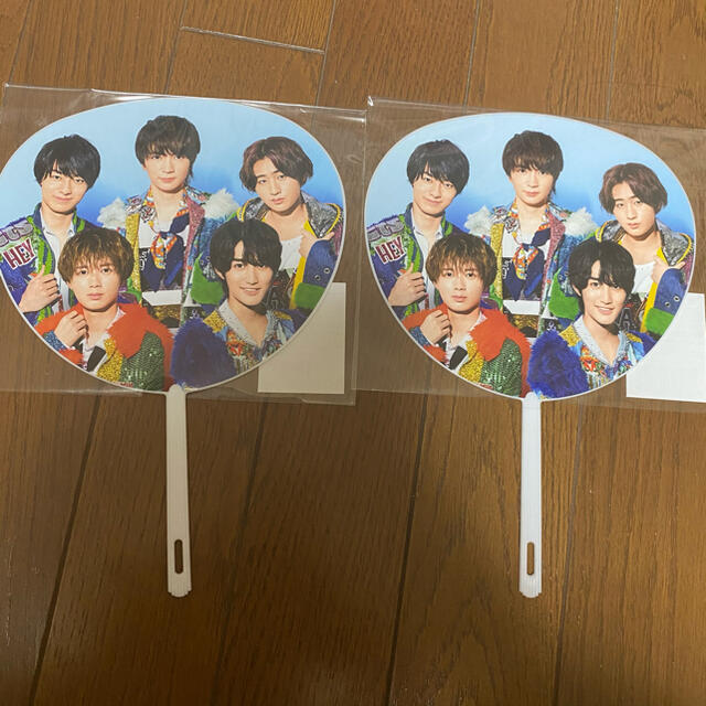 HiHi Jets ミニうちわ エンタメ/ホビーのタレントグッズ(アイドルグッズ)の商品写真