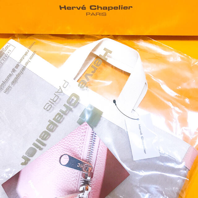 Herve Chapelier(エルベシャプリエ)の新品 未使用 タグ付き エルベシャプリエ 707C ドラジェタグ レディースのバッグ(トートバッグ)の商品写真