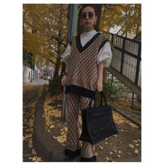 アメリヴィンテージ(Ameri VINTAGE)のMODERN TILDEN KNIT TOP PANTS セット(セット/コーデ)