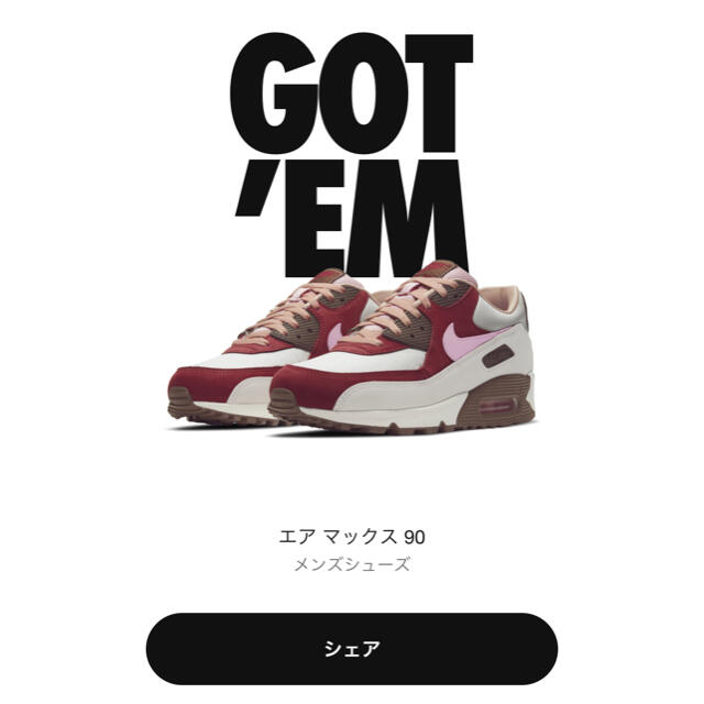 NIKE(ナイキ)のNIKE AIR MAX 90 BACON  ナイキ　エアマックス　ベーコン メンズの靴/シューズ(スニーカー)の商品写真