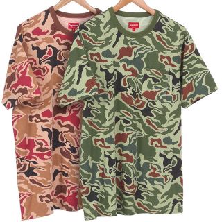 シュプリーム(Supreme)のSupreme'S/S Camo Pocket Tee'カモポケットT 13fw(Tシャツ/カットソー(半袖/袖なし))