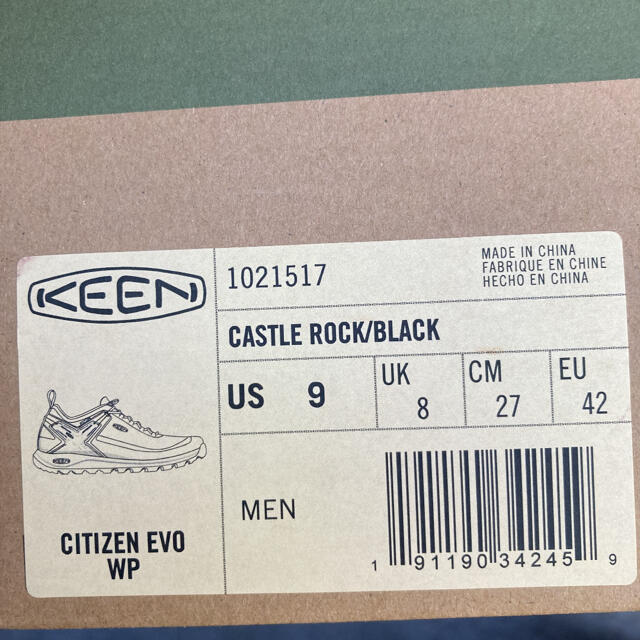 KEEN(キーン)の【のりお様専用】KEEN CITIZEN EVO ハイキングシューズ 27cm メンズの靴/シューズ(スニーカー)の商品写真