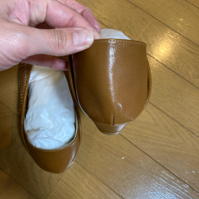 CLANE  2WAY MESH FLAT SHOES camel 38 レディースの靴/シューズ(サンダル)の商品写真