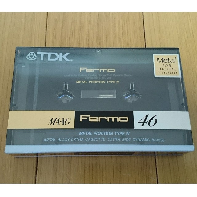 未開封メタルカセットテープ TDK MA-XG Fermo 46 (出品その２)