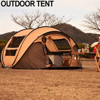 大型 ワンタッチ テント ポップアップ 簡易テント 4人用 5人用 ビーチテント(テント/タープ)