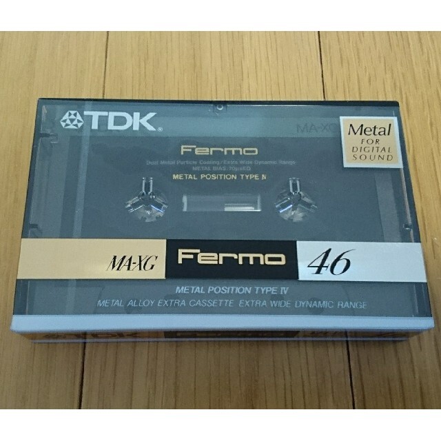 未開封メタルカセットテープ TDK MA-XG Fermo 46 (出品その３)