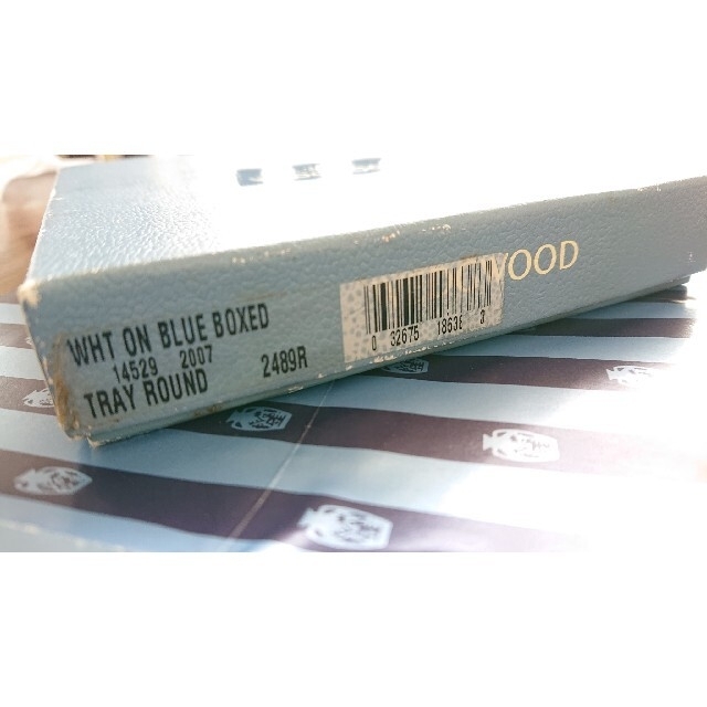 WEDGWOOD(ウェッジウッド)のウェッジウッド箱付きWADGWOOD WHT ON BLUE BOXED  インテリア/住まい/日用品のキッチン/食器(食器)の商品写真