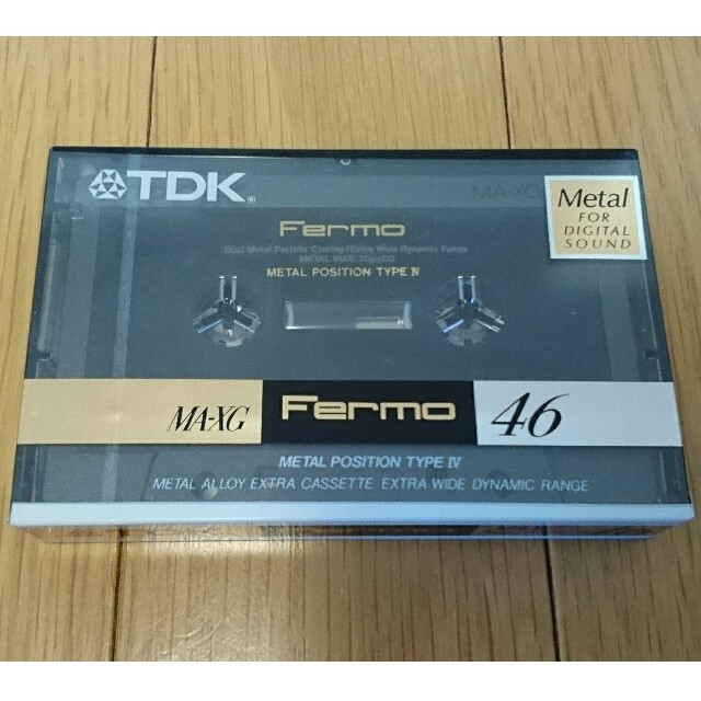 未開封メタルカセットテープ TDK MA-XG Fermo 46 (出品その４)