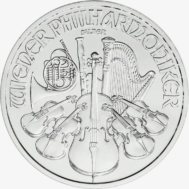 オーストリア 2021 ウィーン 銀貨 5枚セット 新品 未使用 1オンス 純銀