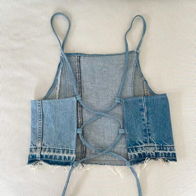 malion vintage デニムキャミソール malion vintage デニムキャミソール