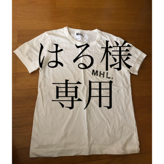 マーガレットハウエル(MARGARET HOWELL)の半袖Tシャツ　白　MHL(Tシャツ(半袖/袖なし))
