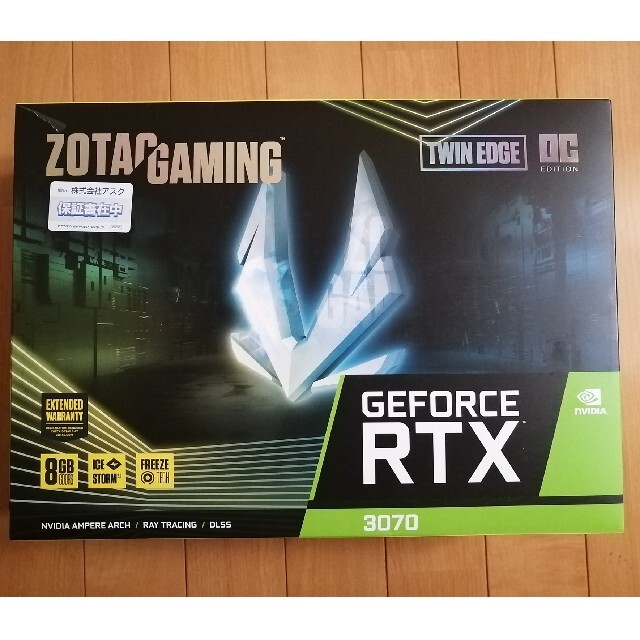 RTX3070 ZOTAC GAMING OC TWIN EDGEスマホ/家電/カメラ