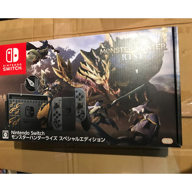 家庭用ゲーム機本体任天堂スイッチ本体　モンスターハンターライズ スペシャルエディション