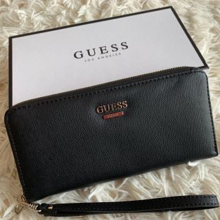 ゲス(GUESS)の新品未使用 箱付き GUESS 長財布 ファスナー ゲス(財布)